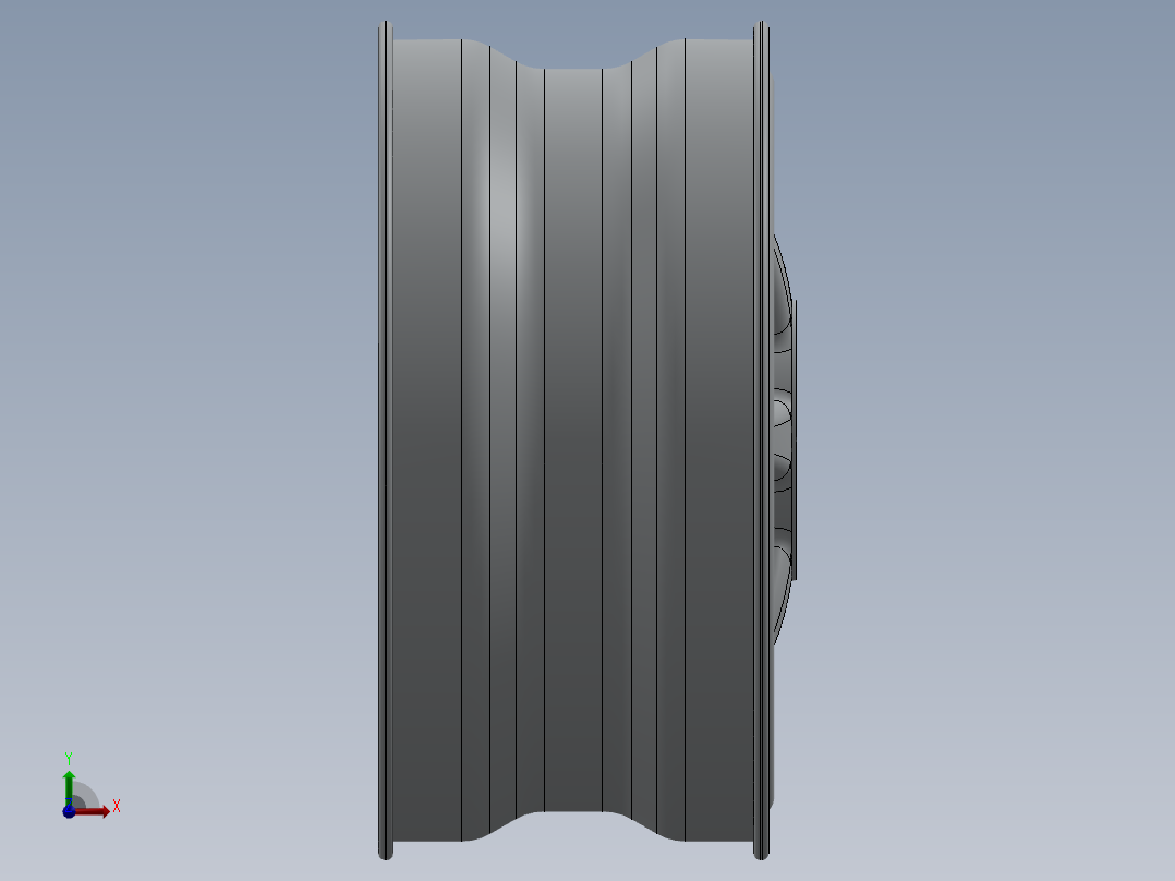 轮毂轮胎前视图