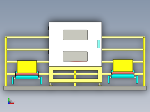 熔炼炉自动化生产线设计前视缩略图