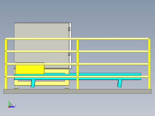 熔炼炉自动化生产线设计左视缩略图