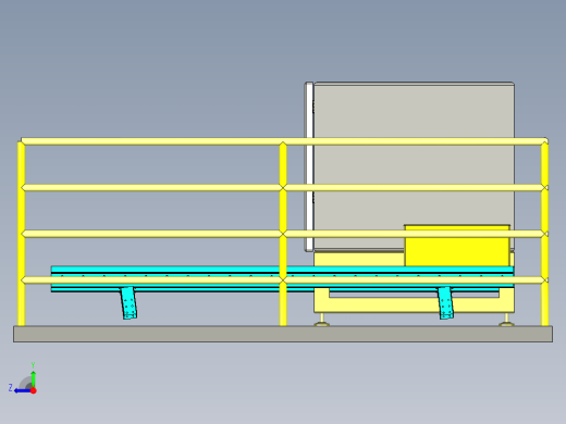 熔炼炉自动化生产线设计右视缩略图