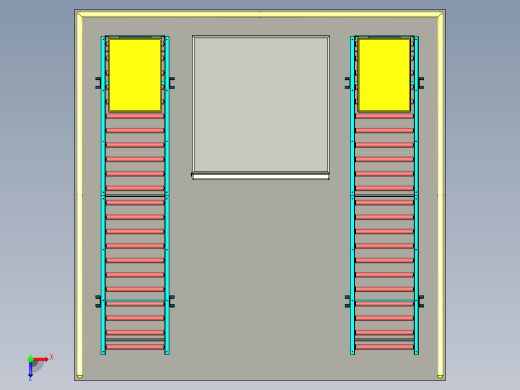 熔炼炉自动化生产线设计俯视缩略图