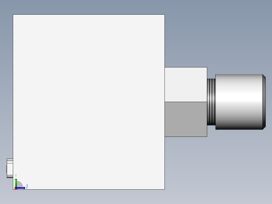 压力传感器 松下 DP-102左视图