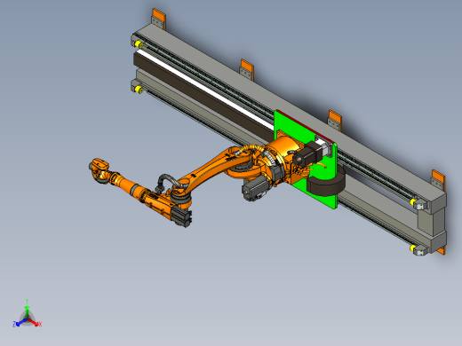 机器人第七轴3D模型