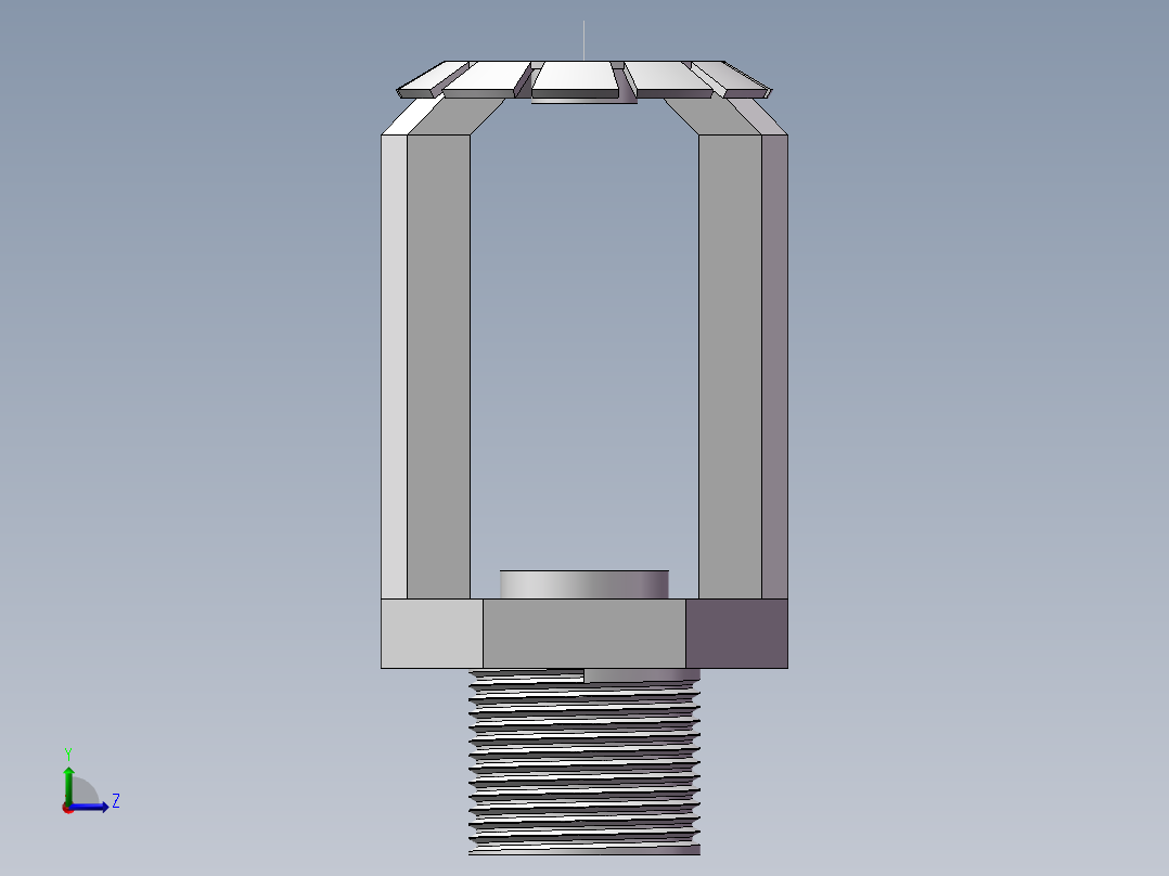 消防喷淋头模型 537243左视图