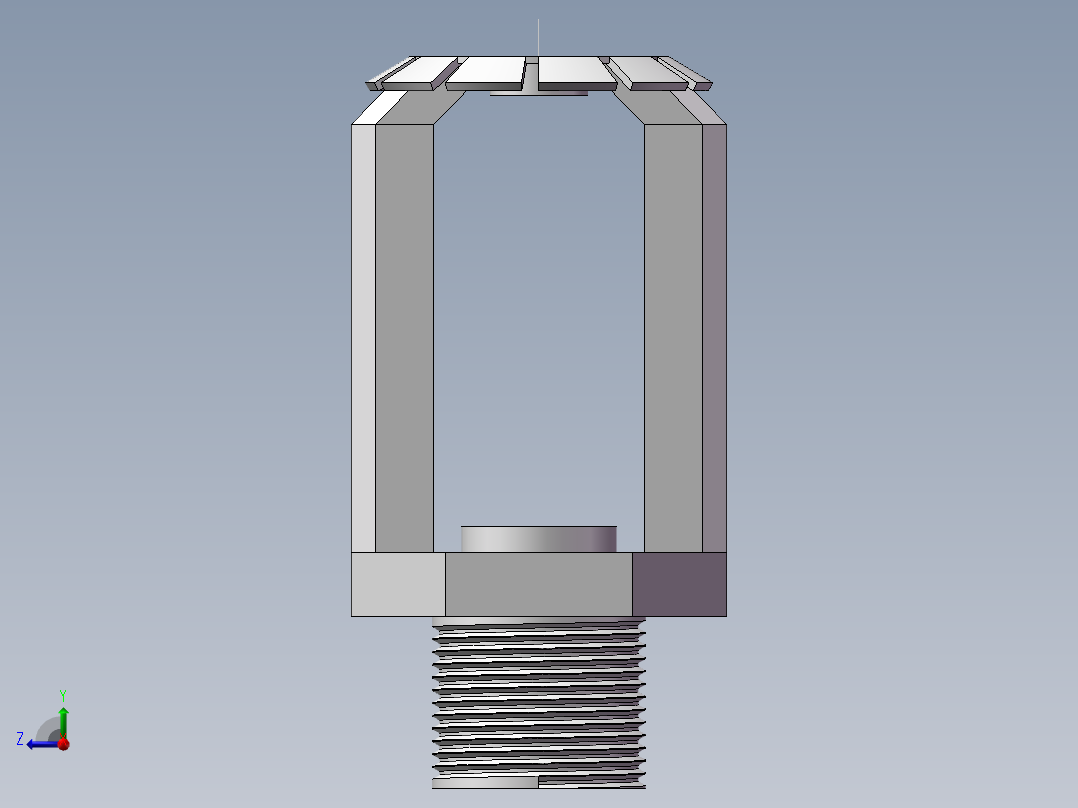 消防喷淋头模型 537243右视图