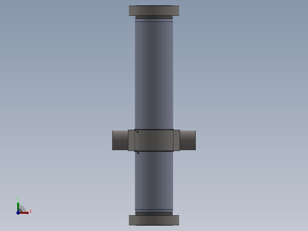 液压缸管diameter-200-mm-length-1400-mm-1.snapshot.1前视图