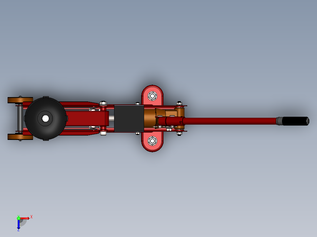 千斤顶(27)俯视图