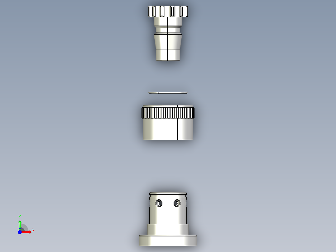 球锁结构前视图