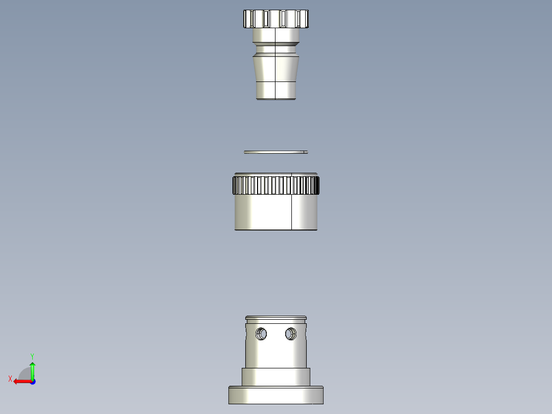 球锁结构后视图