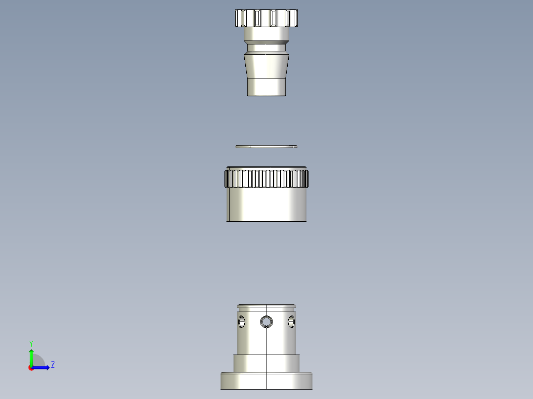 球锁结构左视图