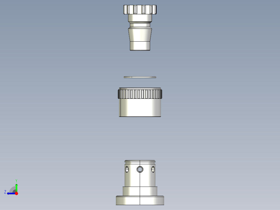 球锁结构右视图
