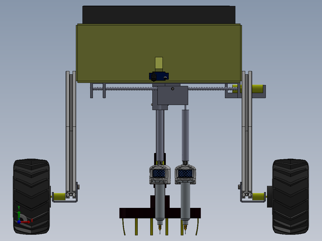 A3003998-农业喷药车辆前视图