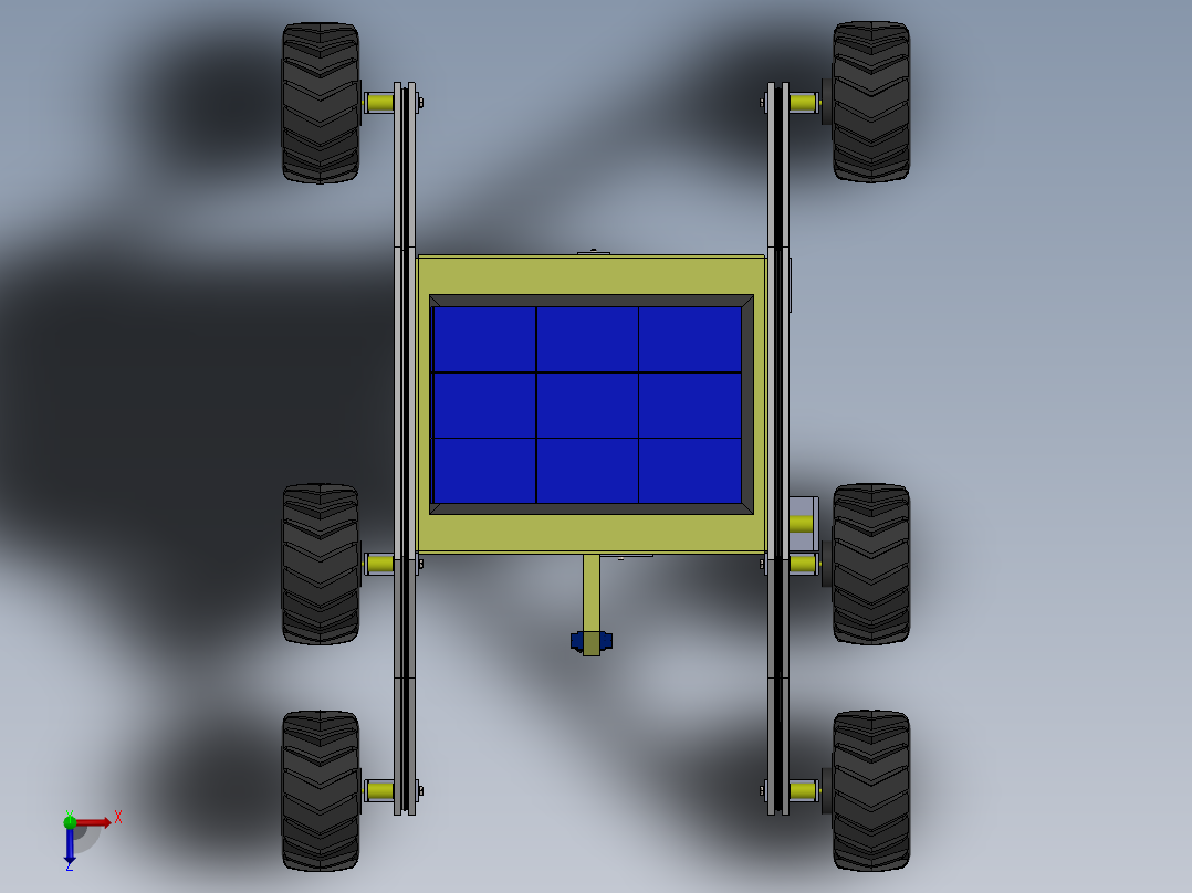 A3003998-农业喷药车辆俯视图