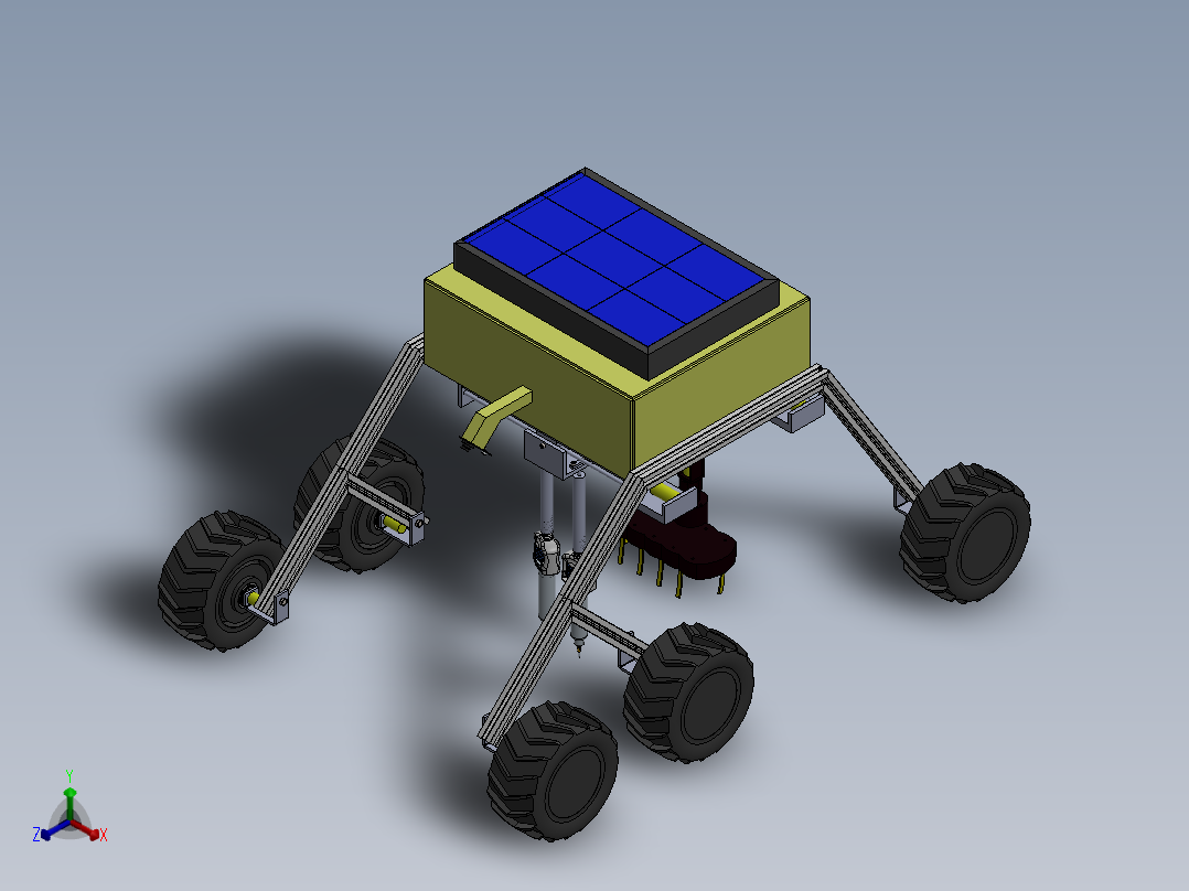 A3003998-农业喷药车辆正等轴测图