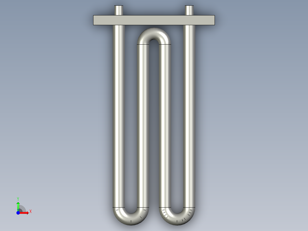 加热系统111前视图