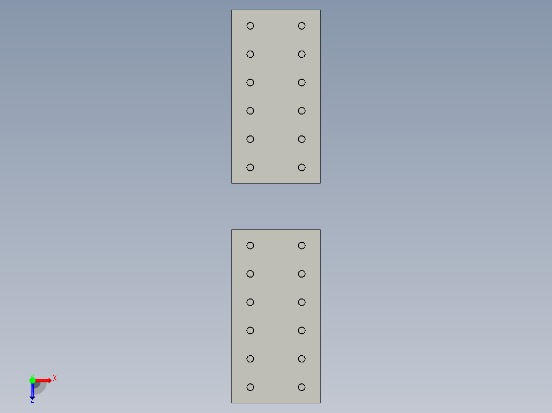 加热系统111俯视图