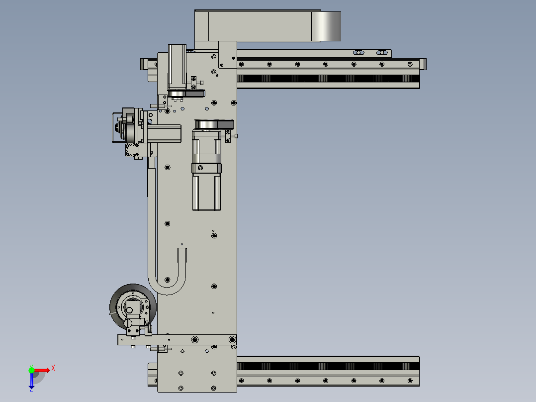 YHTB20003裁切装置俯视图