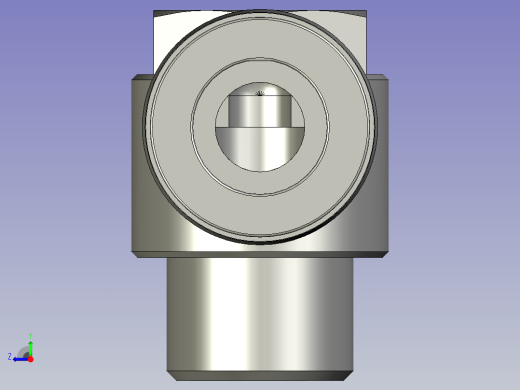 LM18A001外六角肘节接头PH1203右视缩略图