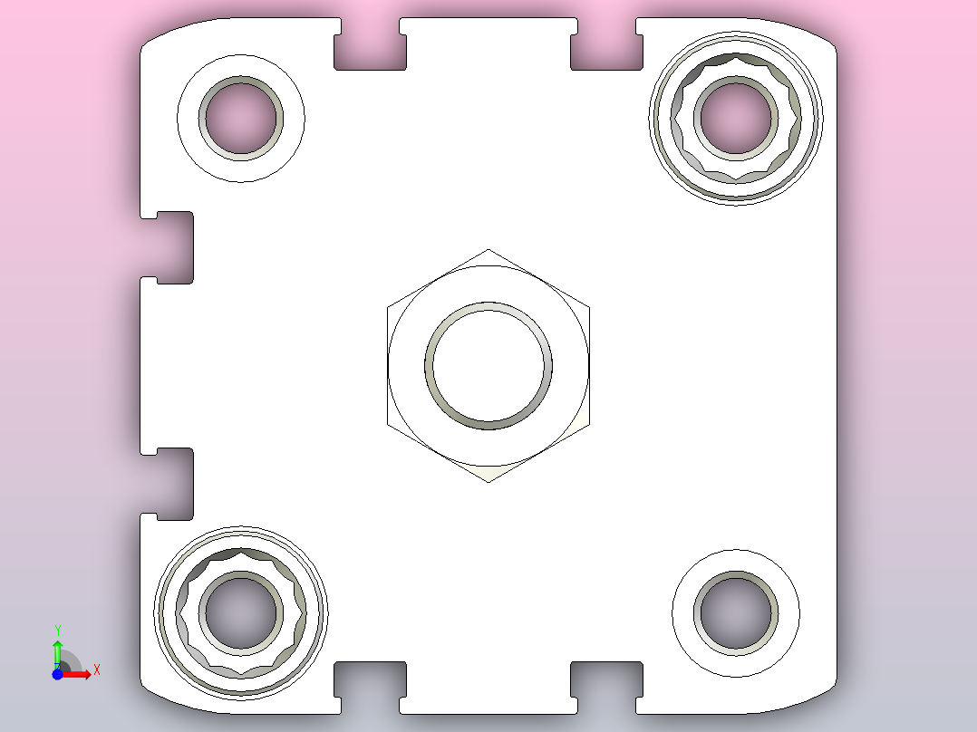 FESTO气缸ADN-50-10-A-P-A---_asm_0_前视图