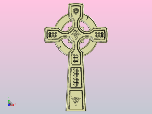 凯尔特十字架前视缩略图