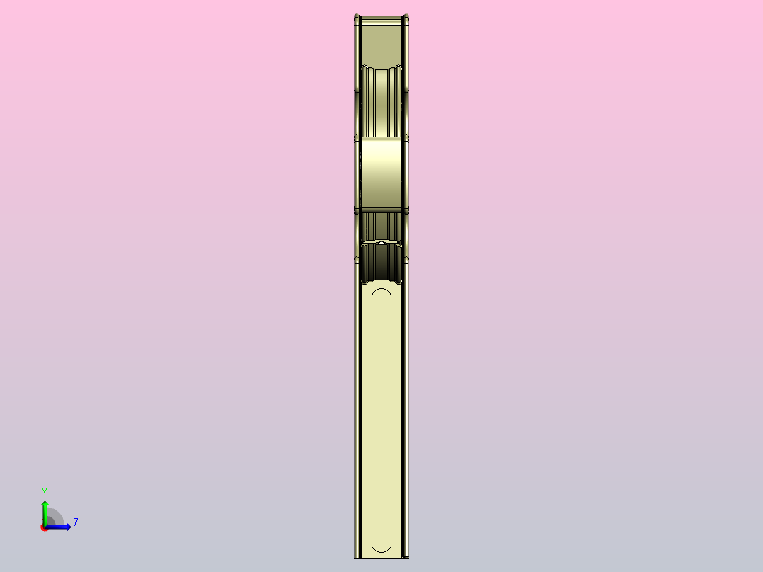 凯尔特十字架左视图