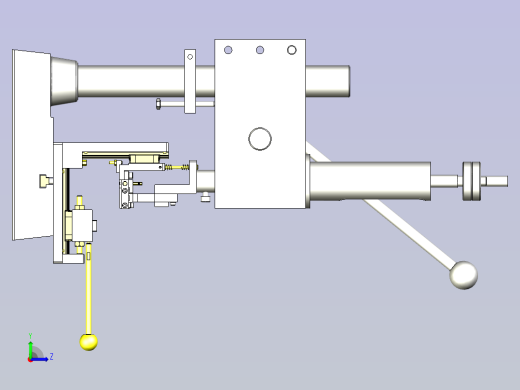 一种磁铁切割夹具左视缩略图