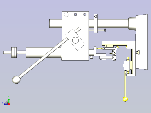 一种磁铁切割夹具右视缩略图