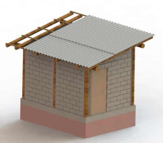 农场木屋模型缩略图