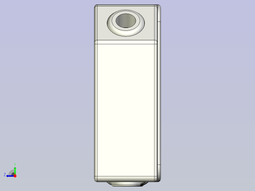 深浦激光传感器 LA2-PD15MN右视图
