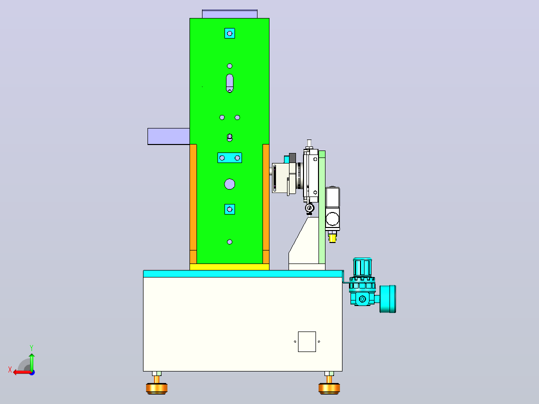 压装治具工装4后视图