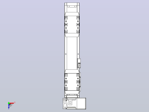 皮带直线轴双滑块型TPA-GCBS-80-P60-L75-RU-M20-N3俯视缩略图