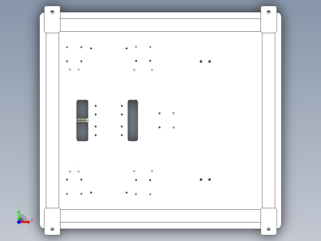 焊接治具前视图