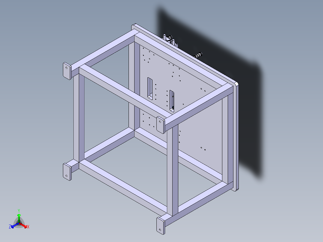 焊接治具正等轴测图