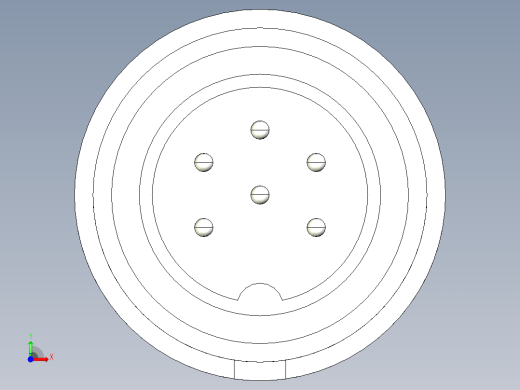 五针插头前视缩略图