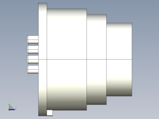 五针插头左视缩略图