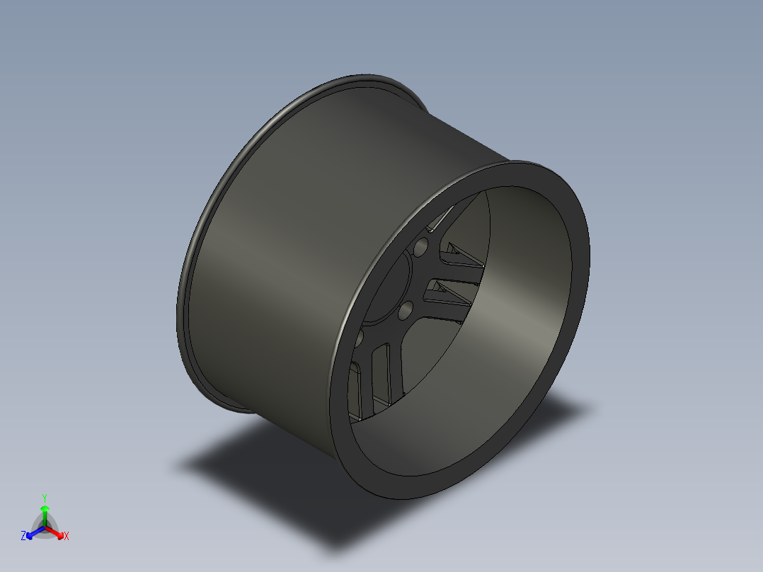 utocad MO951轮毂主视图