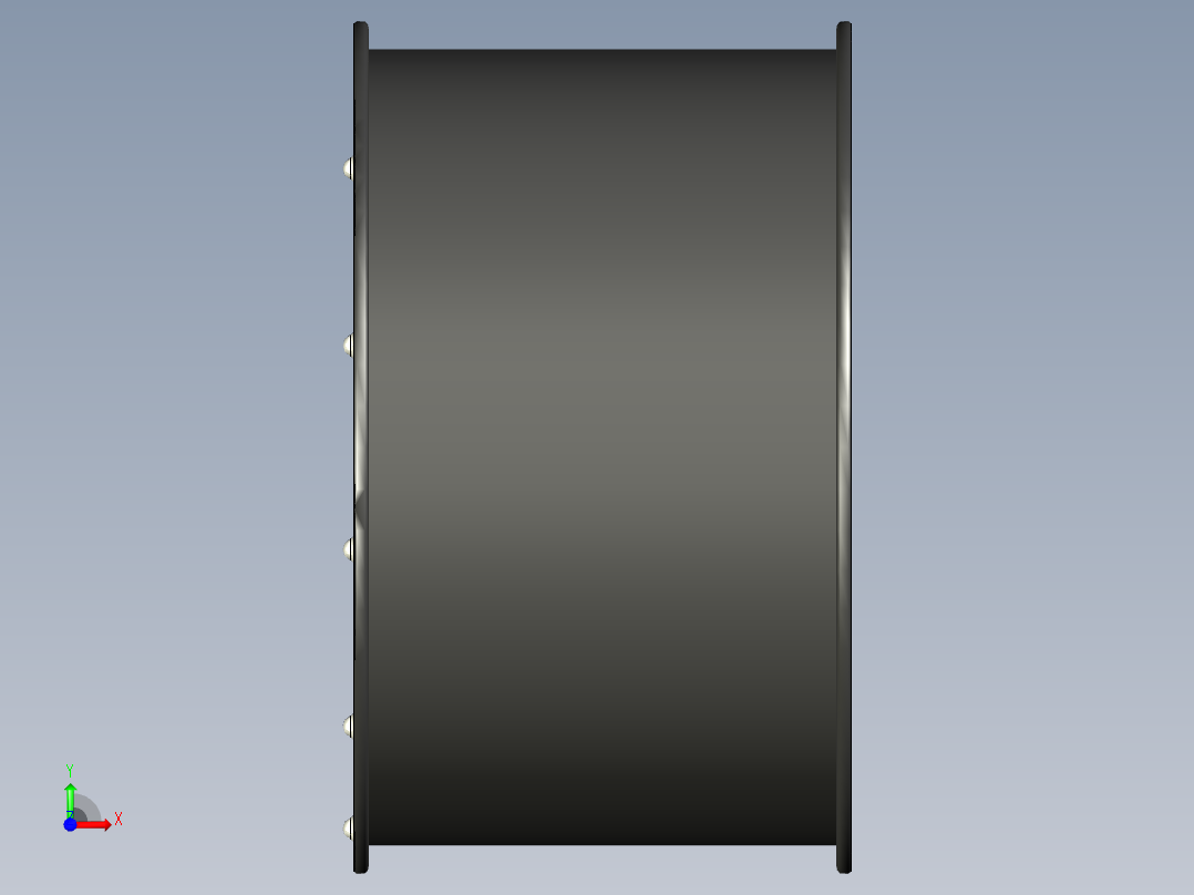 utocad MO951轮毂前视图