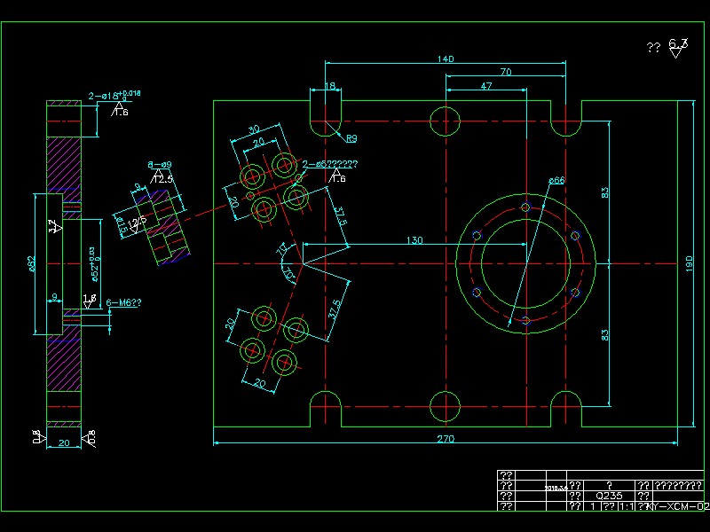 Q026-【M1432B外圆磨床 壳体加工】壳体铣两侧面工装夹具设计【含钻孔夹具】