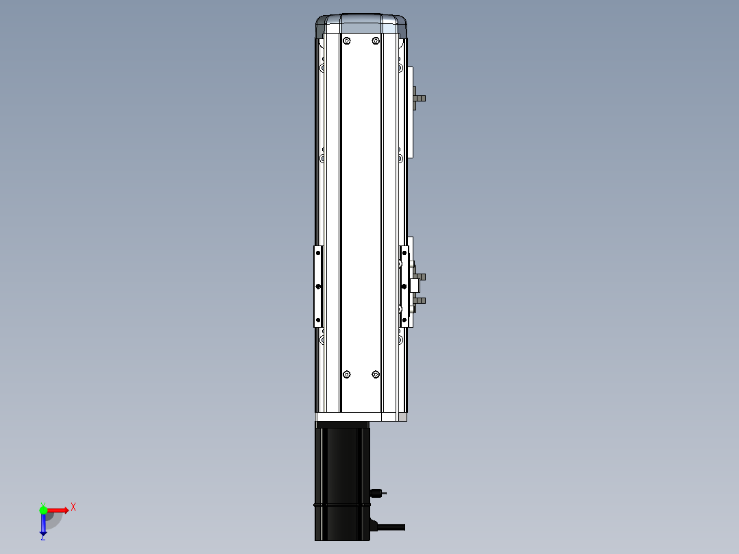 Toyo东佑达直线模组-ETH10-200-BC-200W+煞車俯视图