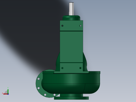 D型多级分段式卧式离心泵后视缩略图