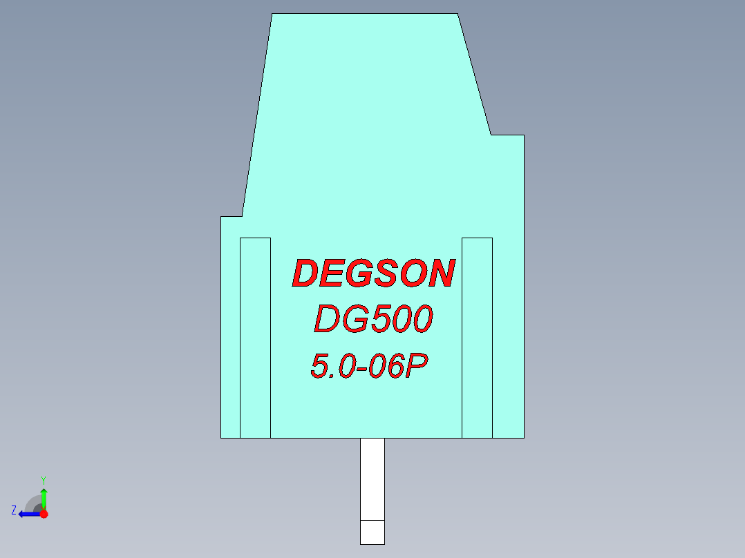 DEGSON DG500 系列 5.05.087.62mm 接线端子-DG500-5.0-06P-14-00AH右视图