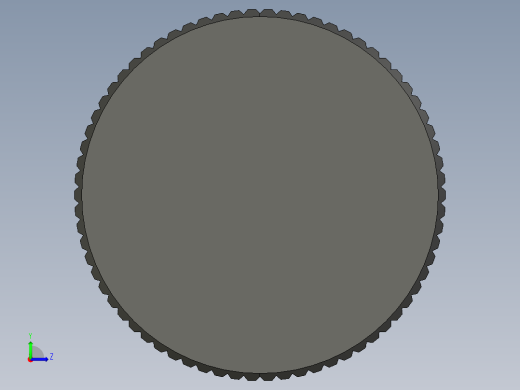 滚花旋钮-Knurled Knob 0.25x1.000x1.500.STEP左视缩略图