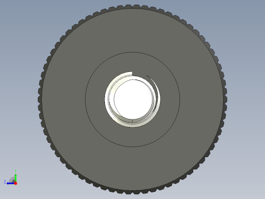 滚花旋钮-Knurled Knob 0.25x1.000x1.500.STEP右视缩略图