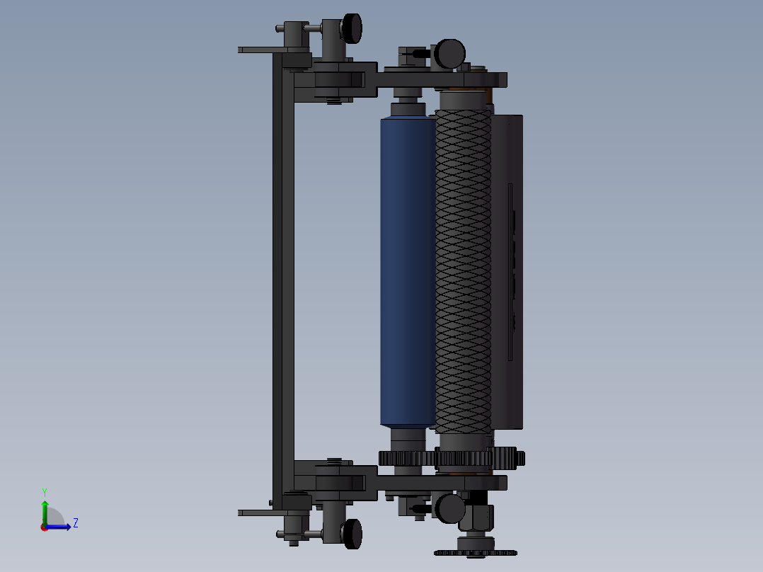 包装机送纸传送机左视图