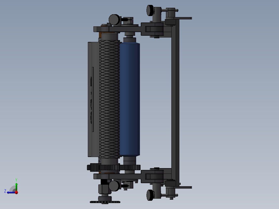 包装机送纸传送机右视图