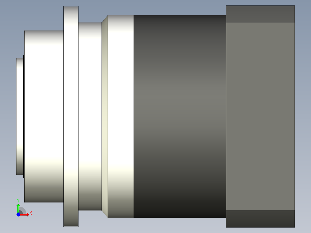 直齿PLH160-L1 42-114.3-200-M12.stp前视图