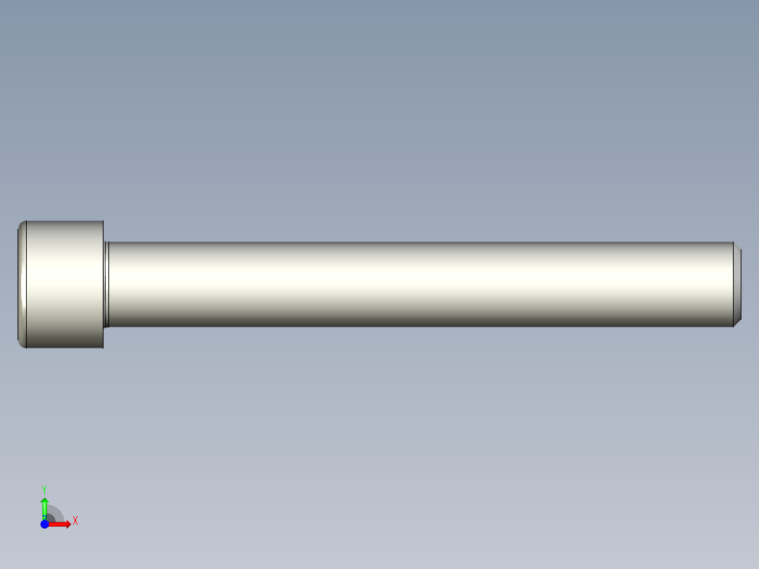 螺钉-DIN_912-M12x90.stp前视图