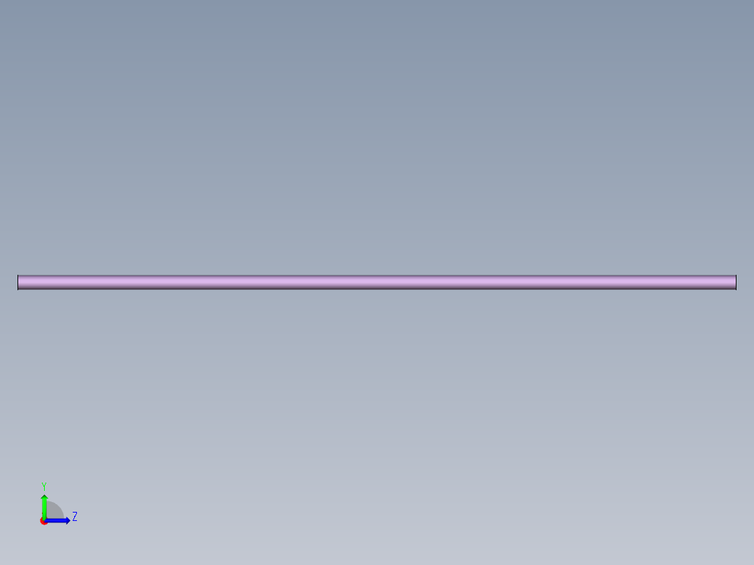 1米長彈簧LR-3D多系列多零件图纸模型左视图