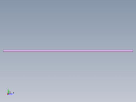 1米長彈簧LR-3D多系列多零件图纸模型左视缩略图