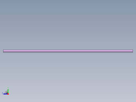 1米長彈簧LR-3D多系列多零件图纸模型右视缩略图